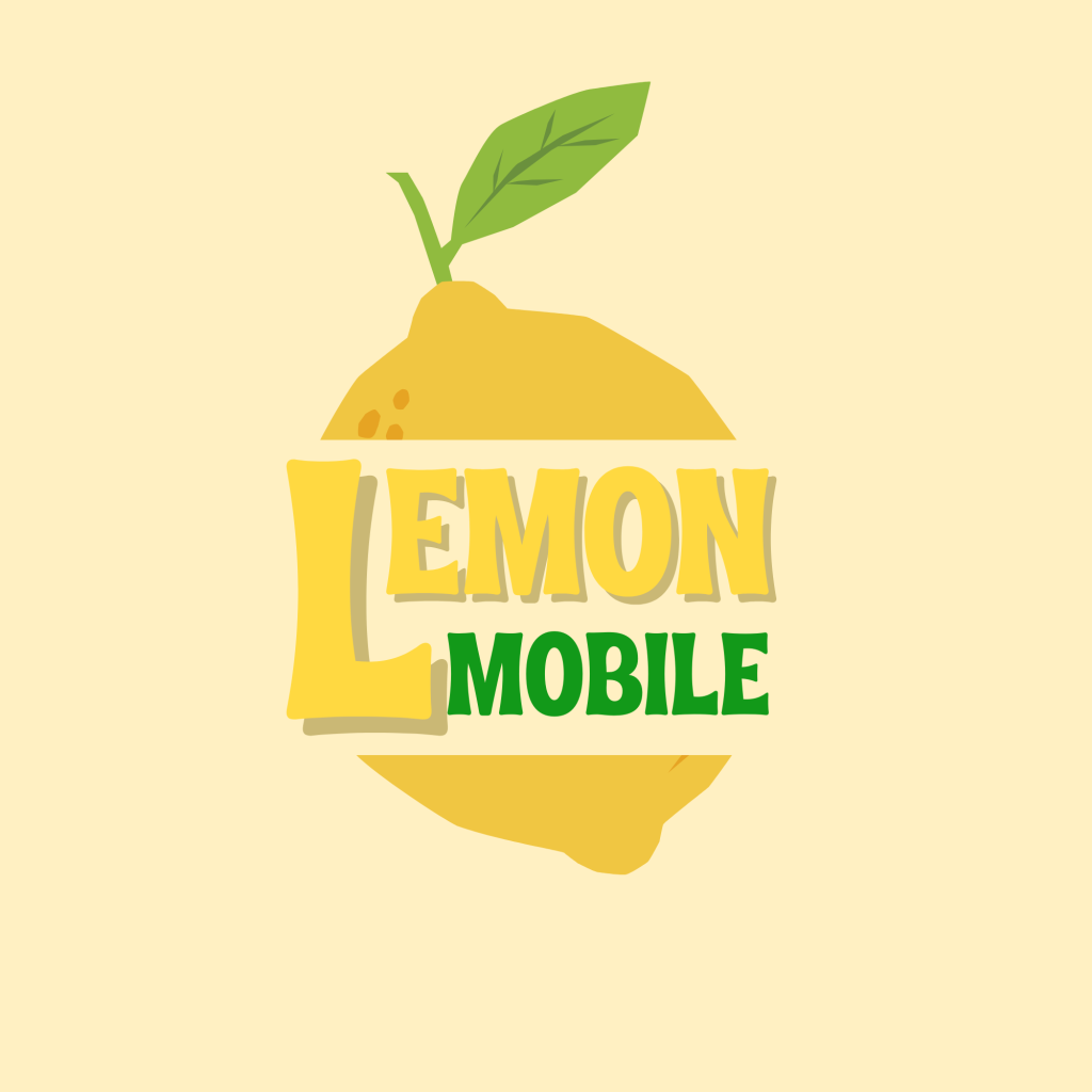 Lemon Mobile logo with light yellow background